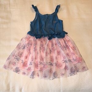 NWOT - Calvin Klein Jeans Blue and Pink Kids Dress